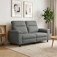 vidaXL Soffa Mörkgrå 178 x 90 x 95 cm Tyg