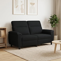 vidaXL Soffa Svart 178 x 90 x 95 cm Tyg