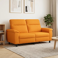 vidaXL Soffa Mörkgul 178 x 90 x 95 cm Tyg