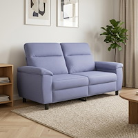 vidaXL Soffa Jeansblå 178 x 90 x 95 cm Tyg