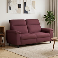 vidaXL Soffa Lila 178 x 90 x 95 cm Tyg