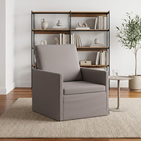 vidaXL Fåtölj Taupe 70 x 81 x 82 cm Tyg