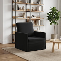 vidaXL Fåtölj Svart 70 x 81 x 82 cm Sammet (V)