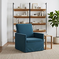 vidaXL Fåtölj Blå 70 x 81 x 82 cm Sammet (V)