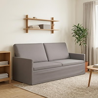 vidaXL 3-sitssoffa Taupe 190 x 81 x 82 cm Tyg