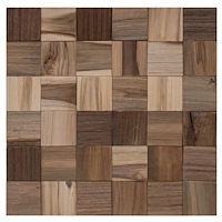 vidaXL Väggpanel 11 st Naturlig 30 x 30 x 2 cm