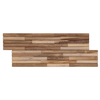 vidaXL Väggpanel 10 st Naturlig 55 x 20 x 2 cm