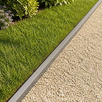vidaXL Topprofil för rabattkant 10 st 100 x 5 x 5 cm Rostfritt stål