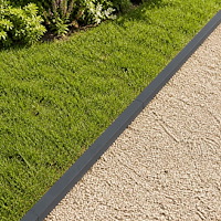vidaXL Topprofil för rabattkant 20 st 100 x 6 x 5 cm Stål Antracit