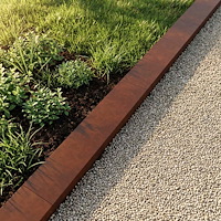 vidaXL Topprofil för rabattkant 10 st 100 x 15 x 5 cm