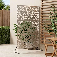 vidaXL Avskärmningsskärm 100 x 50 x 180 cm Rostfritt stål Silver
