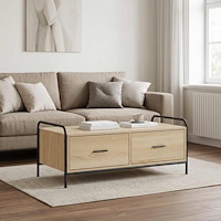 vidaXL Kaffeebord Sonoma-ek 99,5 x 49 x 41 cm Konstruerat trä