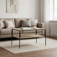 vidaXL Sidobord Sonoma-ek 100 x 50 x 46 cm Konstruerat trä