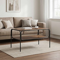 vidaXL Sidobord Gammalt trä 100 x 50 x 46 cm Konstruerat trä