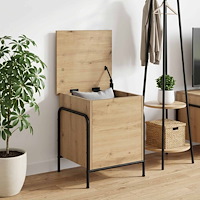 vidaXL Förvaringslåda Artisan-ek 80 x 40 x 49,5 cm Konstruerat trä