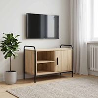 vidaXL TV-skåp 67,5 x 33 x 50 cm Sonoma-ek