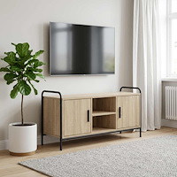vidaXL TV-skåp 99 x 33 x 50 cm Sonoma-ek Konstruerat trä