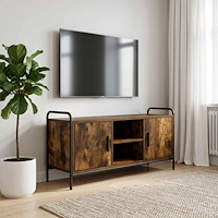 vidaXL TV-skåp 99 x 33 x 50 cm Rökt ek Konstruerat trä