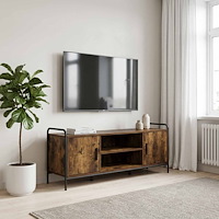 vidaXL TV-skåp 119 x 33 x 50 cm Rökt ek