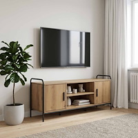vidaXL TV-skåp 119 x 33 x 50 cm Artisan-ek