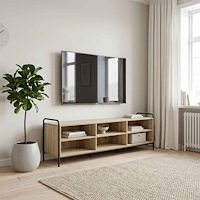 vidaXL TV-skåp 140 x 39,5 x 50 cm Sonoma-ek Konstruerat trä