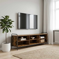 vidaXL TV-skåp 140 x 39,5 x 50 cm Rökt ek Konstruerat trä