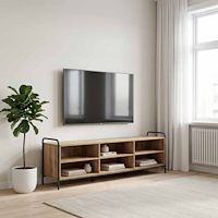 vidaXL TV-skåp 140 x 39,5 x 50 cm Artisan-ek Konstruerat trä