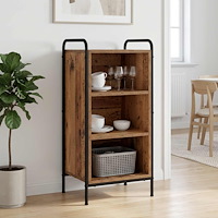 vidaXL Sideboard Gammalt trä 97 x 33 x 81 cm Konstruerat trä