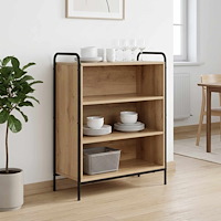 vidaXL Sideboard Artisan-ek 97 x 33 x 81 cm Konstruerat trä