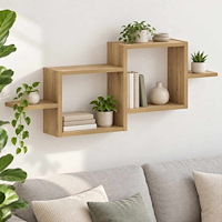 vidaXL Vägg hylla Artisan-ek 95 x 17 x 37 cm Konstruerat trä