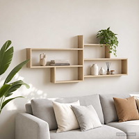 vidaXL Vägg hylla Sonoma-ek 168.5 x 17 x 68 cm Konstruerat trä