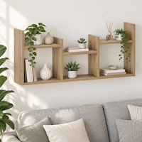 vidaXL Vägghylla Artisan-ek 97,5 x 17 x 40 cm Konstruerat trä