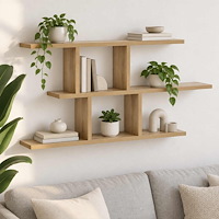 vidaXL Vägghylla Artisan-ek 100 x 17 x 45,5 cm Konstruerat trä