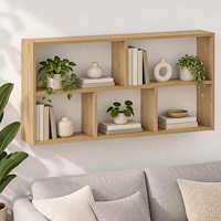 vidaXL Vägg hylla Artisan-ek 102 x 17 x 50 cm Konstruerat trä