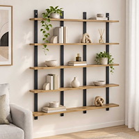 vidaXL Vägghylla Artisan-ek 102 x 13,5 x 102 cm Konstruerat trä