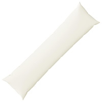 vidaXL Kuddöverdrag HEERLEN Vit 40 x 145 cm Tyg