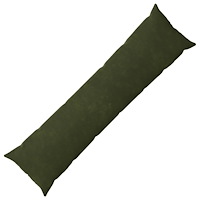 vidaXL Kuddöverdrag HEERLEN Grön 40 x 145 cm Mikrofiber Fleece