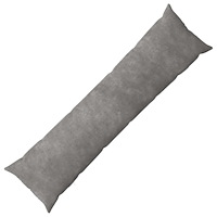 vidaXL Kuddöverdrag HEERLEN Ljusgrå 40 x 145 cm Mikrofiber Fleece