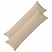 vidaXL Kuddöverdrag 2 st HOUTEN Taupe 40 x 145 cm manchester