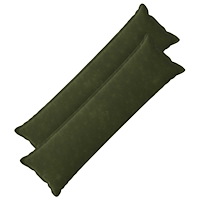 vidaXL Kuddöverdrag 2 st HOUTEN Grön 40 x 145 cm Mikrofiber Fleece