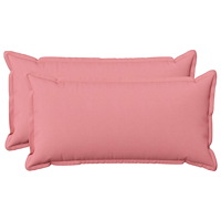 vidaXL Kuddöverdrag 2 st HOUTEN Rosa 40 x 70 cm Faux Linne