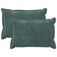 vidaXL Kuddöverdrag 2 st HOUTEN HavBlå 50 x 75 cm Mikrofiber Fleece