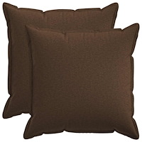 vidaXL Kuddöverdrag 2 st HOUTEN Brun 65 x 65 cm Faux Linne