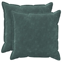 vidaXL Kuddöverdrag 2 st HOUTEN HavBlå 65 x 65 cm Mikrofiber Fleece