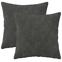 vidaXL Kudde med kudde HEERLEN 2 st Antracit Mikrofiber Fleece