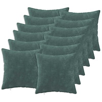 vidaXL Kudde med kudde HEERLEN 12 st HavBlå Mikrofiber Fleece