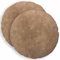 vidaXL Kudde med kudde HEERLEN 2 st Taupe Mikrofiber Fleece