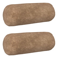 vidaXL Kudde med kudde HEERLEN 2 st Taupe Mikrofiber Fleece