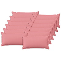 vidaXL Kudde med kudde HOUTEN 12 st Rosa Faux Linne