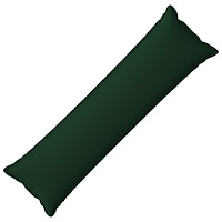 vidaXL Kudde med kudde HOUTEN Mörkgrön 40 x 145 cm Faux Linne